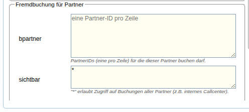 Fremdbuchung