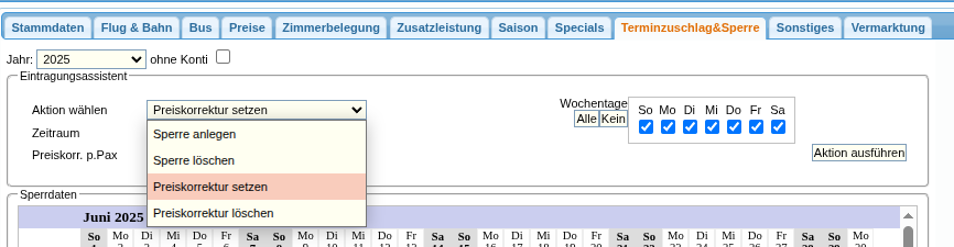 Preiskorrektur