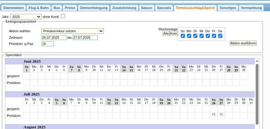 Preiskorrektur